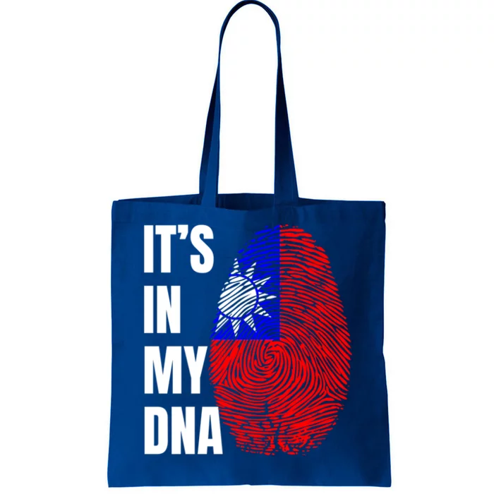 Fingerprint Dna Biometry Flag Taiwan Great Gift Tote Bag