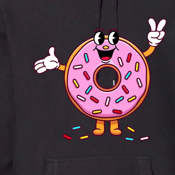 Funny Donut Boy Girl Donut Sprinkles Premium Hoodie