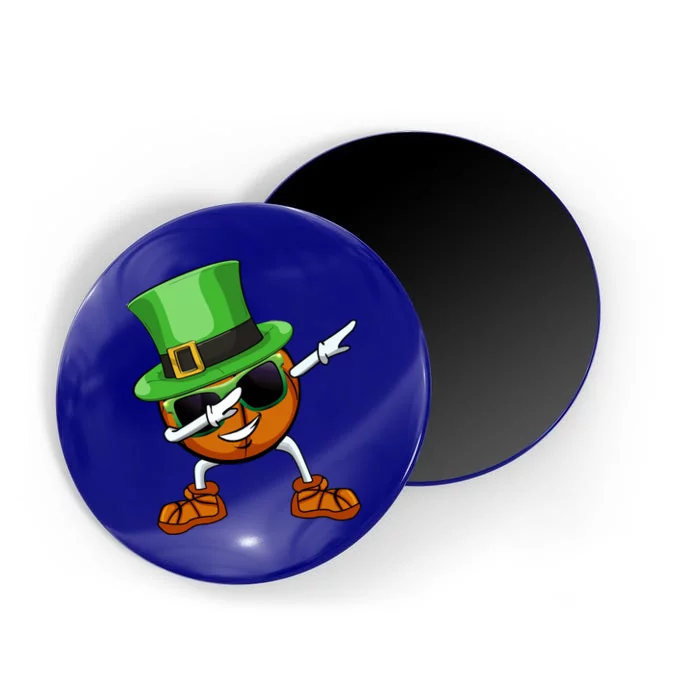 Funny Dabbing Basketball Patricks Day Leprechauns Shamrock Cool Gift Magnet