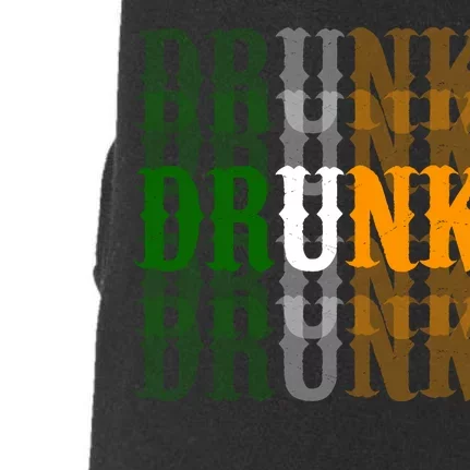 Funny Drunk Blur St Patricks Day Doggie 3-End Fleece Hoodie