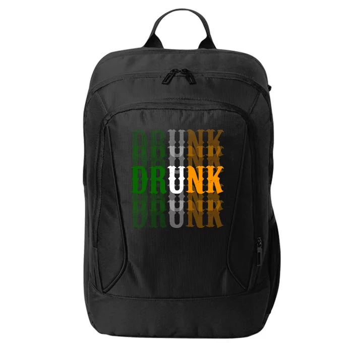 Funny Drunk Blur St Patricks Day City Backpack