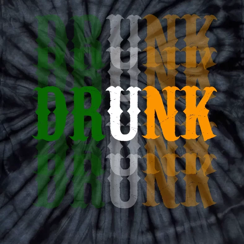 Funny Drunk Blur St Patricks Day Tie-Dye T-Shirt