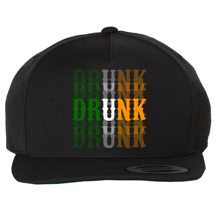 Funny Drunk Blur St Patricks Day Wool Snapback Cap