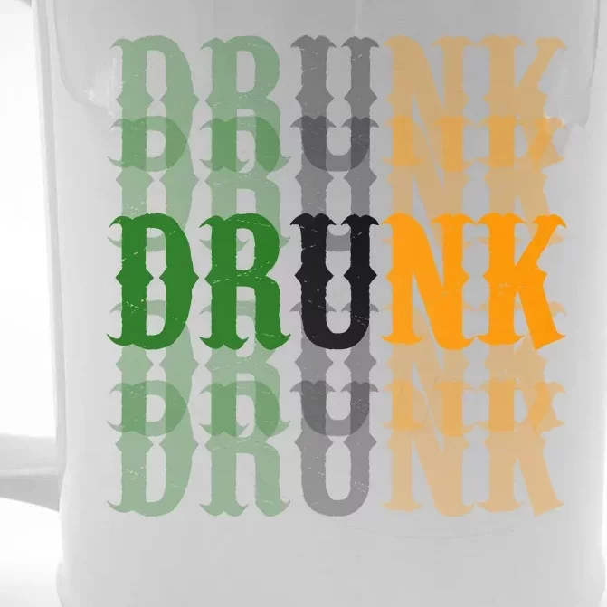 Funny Drunk Blur St Patricks Day Front & Back Beer Stein