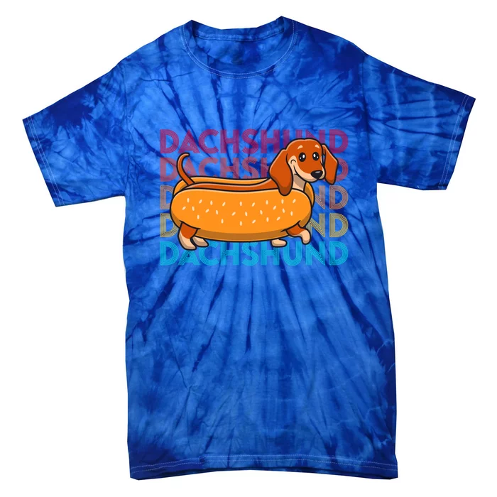 Funny Dachshund Cute Puppy Dog Doggy Lover Hotdog Great Gift Tie-Dye T-Shirt