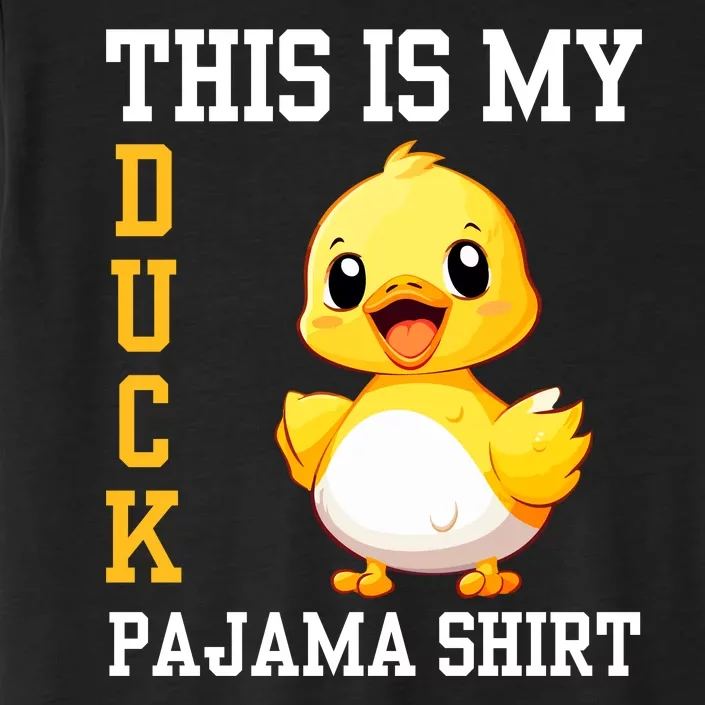 Funny Duck Costume This Is My Duck Pajama ChromaSoft Performance T-Shirt