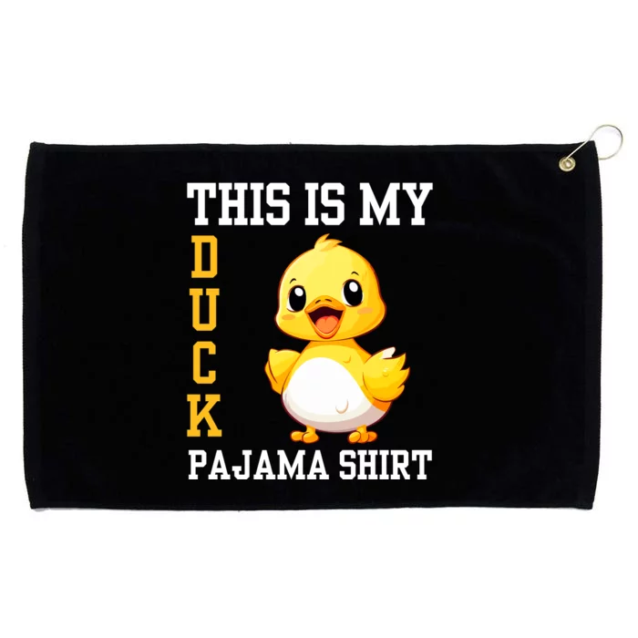 Funny Duck Costume This Is My Duck Pajama Grommeted Golf Towel