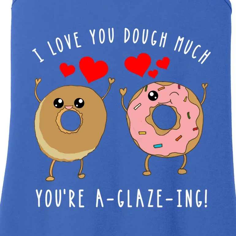 Funny Donut Couples Pun Saying Valentines Day Quote Meme Gift Ladies Essential Tank