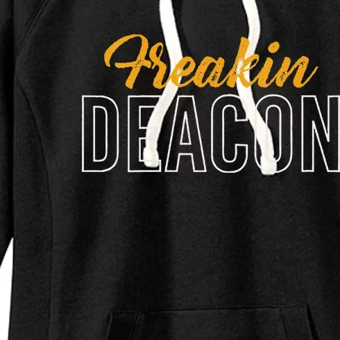 Freakin Deacon Church Fun Women's Fleece Hoodie