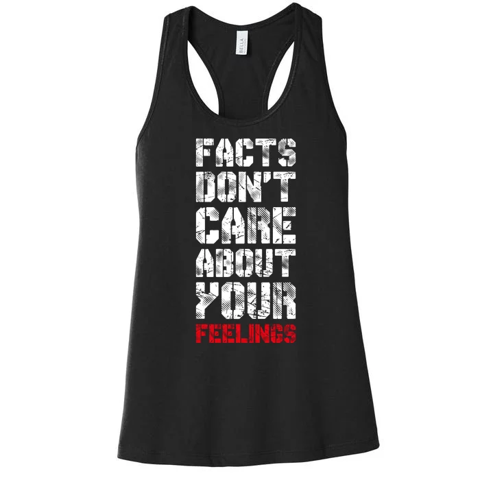 Facts Don't Care About Your Feelings Shirt, Ben Shapiro Shirt, Republican Shirt, Women's Racerback Tank