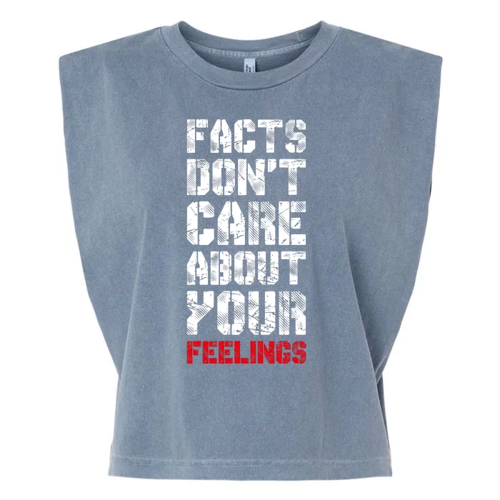 Facts Don't Care About Your Feelings Shirt, Ben Shapiro Shirt, Republican Shirt, Garment-Dyed Women's Muscle Tee