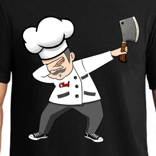 Funny Dabbing Chef Tee Dab Chef Gift Culinary Christmas Gift Pajama Set