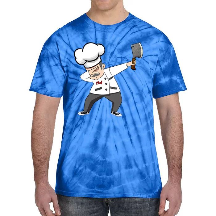 Funny Dabbing Chef Tee Dab Chef Gift Culinary Christmas Gift Tie-Dye T-Shirt