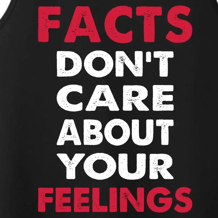 Facts Don't Care About Your Feelings Shirt, Ben Shapiro Shirt, Republican Shirt, Performance Tank