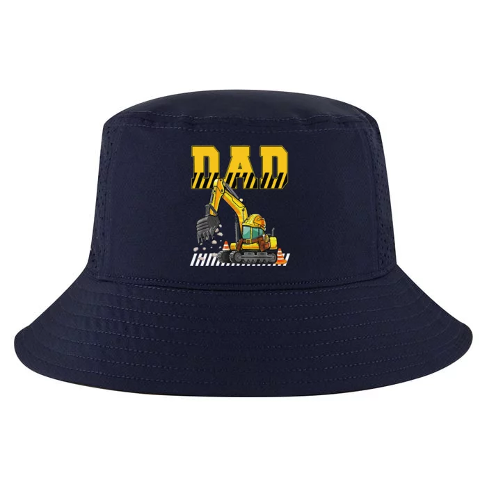 Funny Dad Construction Excavator Matching Family Cool Comfort Performance Bucket Hat