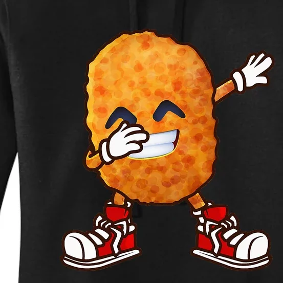 Funny Dabbing Chicken Nuggets Design Nugget Lover Women's Pullover Hoodie