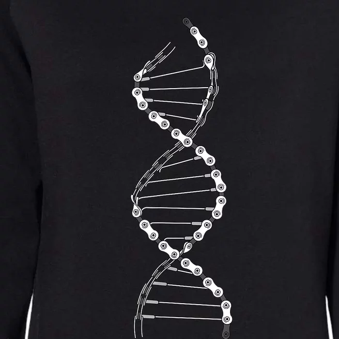 Funny DNA Cycling Bicycle Chain Mountain Bike Lovers Outfit Womens California Wash Sweatshirt