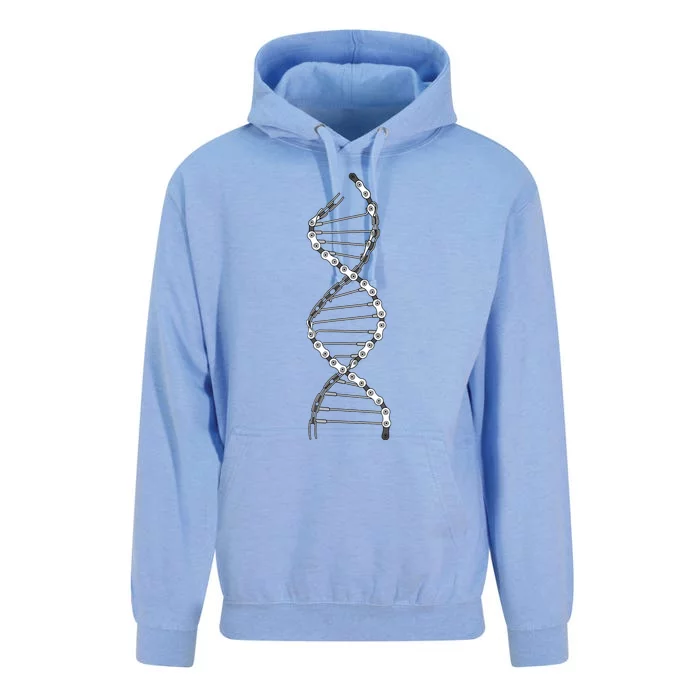 Funny DNA Cycling Bicycle Chain Mountain Bike Lovers Outfit Unisex Surf Hoodie