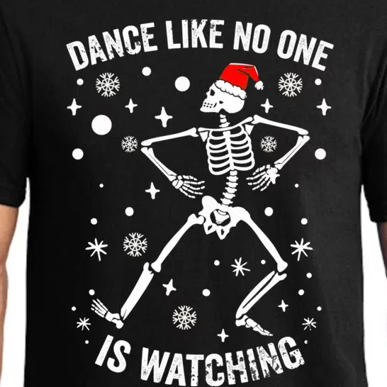 Funny Dancing Christmas Skeleton Dance Merry Xmas Season Gift Pajama Set