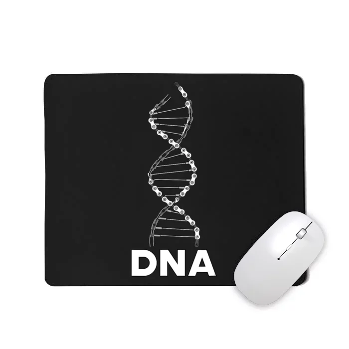 Funny DNA Cycling Bicycle Chain Mountain Bike Lovers Outfit Mousepad