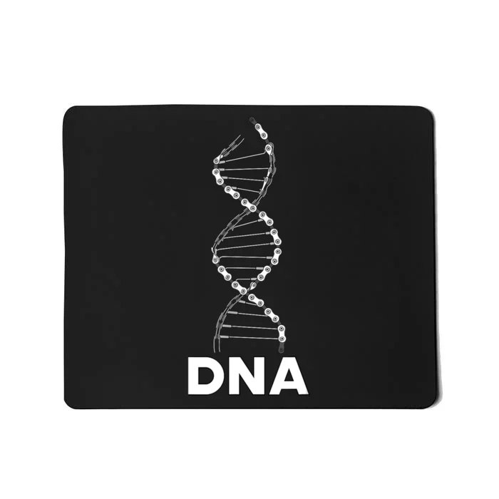 Funny DNA Cycling Bicycle Chain Mountain Bike Lovers Outfit Mousepad