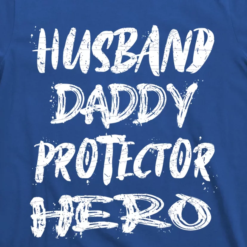 Fathers Day Cute Gift Husband Daddy Protector Hero Gift T-Shirt