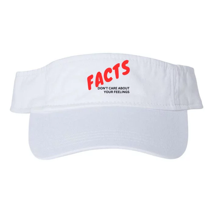 Facts DonT Care About Your Feelings Valucap Bio-Washed Visor