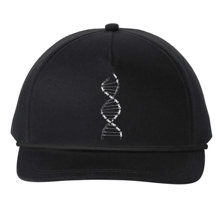 Funny DNA Cycling Bicycle Chain Mountain Bike Lovers Outfit Snapback Five-Panel Rope Hat