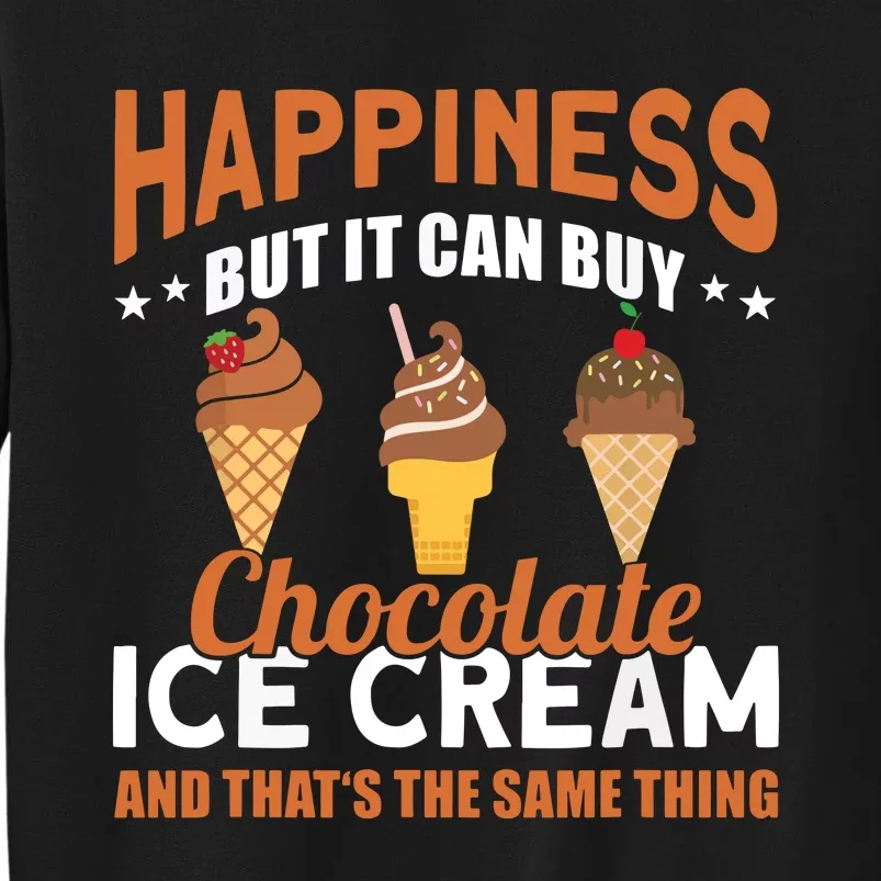 Frozen Dessert Chocolate Lover Funny Ice Cream Sweatshirt