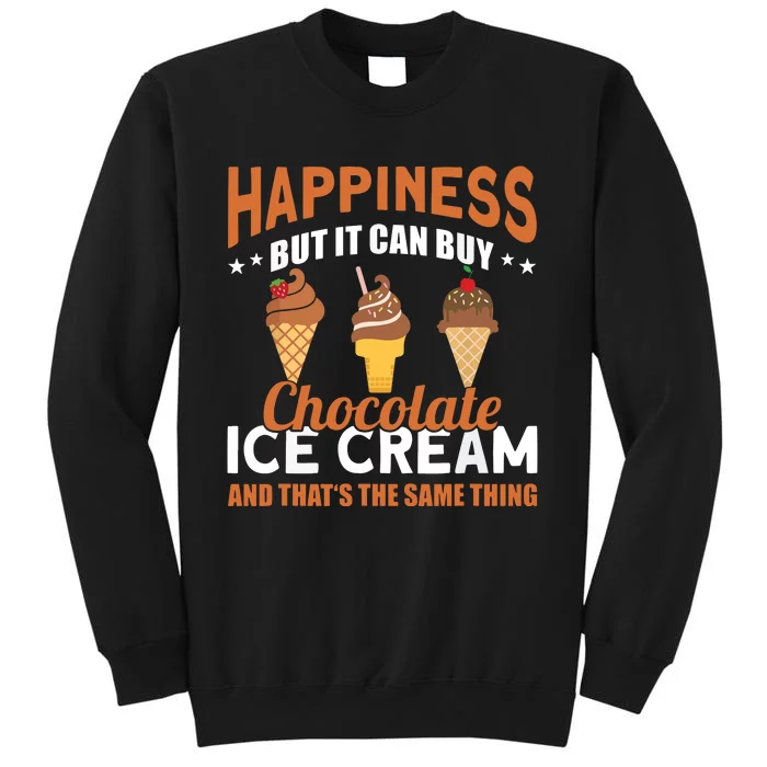 Frozen Dessert Chocolate Lover Funny Ice Cream Sweatshirt