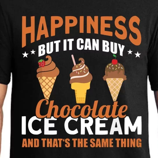 Frozen Dessert Chocolate Lover Funny Ice Cream Pajama Set