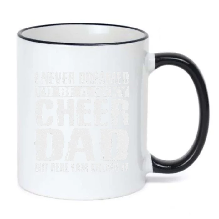 Fathers Day Cheer Dad & Killing It Cheerdancing Tees Black Color Changing Mug