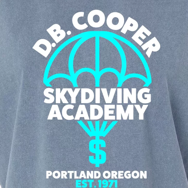 Funny D.B. Cooper Shirt DB Cooper Skydiving Academy Garment-Dyed Women's Muscle Tee