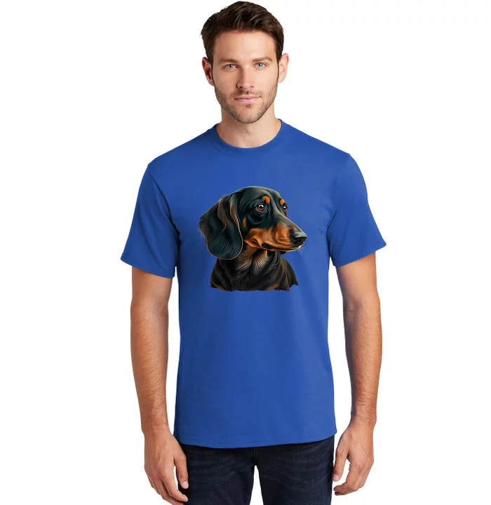 Funny Dachshund Cute Weiner Dog Gift Tall T-Shirt