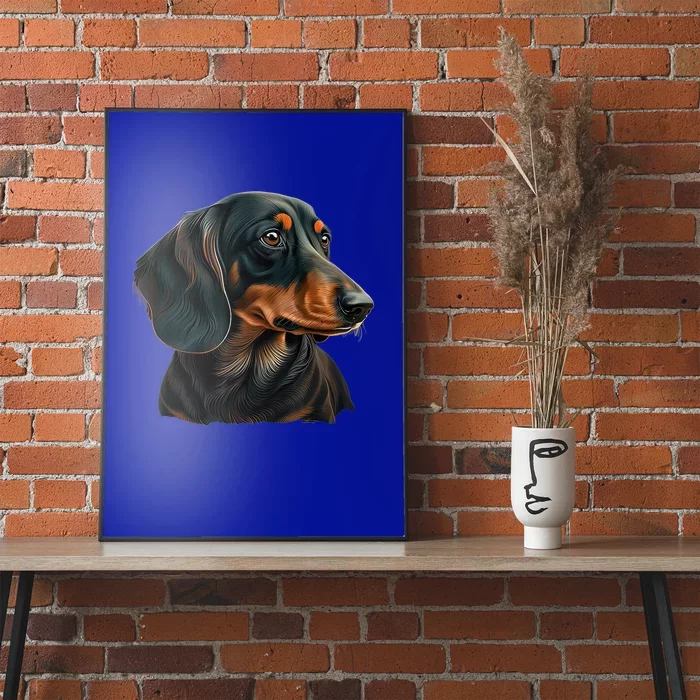 Funny Dachshund Cute Weiner Dog Gift Poster