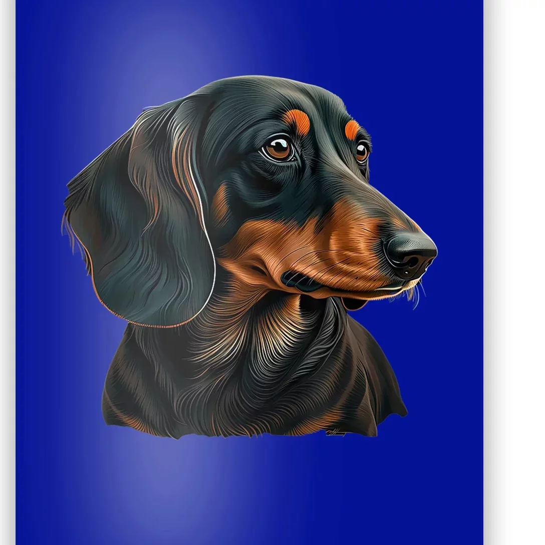 Funny Dachshund Cute Weiner Dog Gift Poster