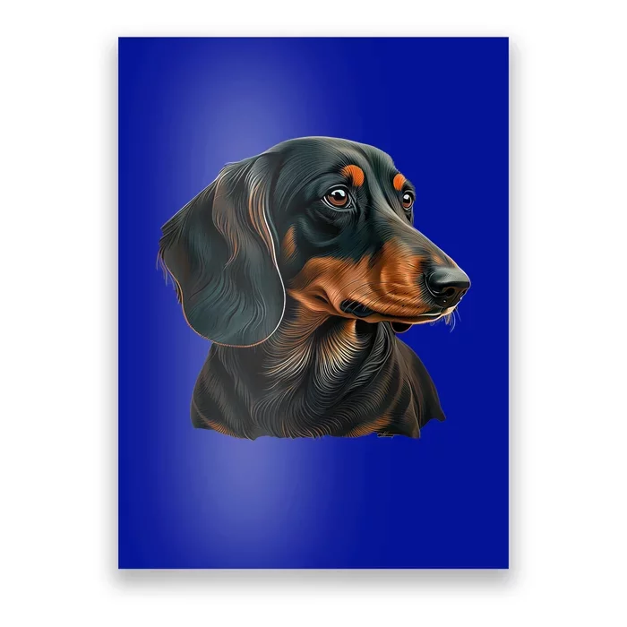 Funny Dachshund Cute Weiner Dog Gift Poster