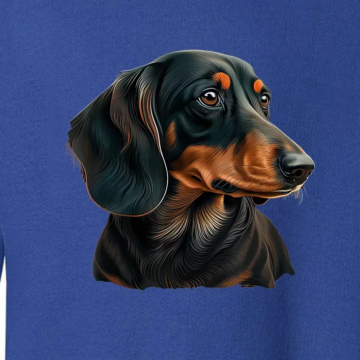 Funny Dachshund Cute Weiner Dog Gift Toddler Sweatshirt