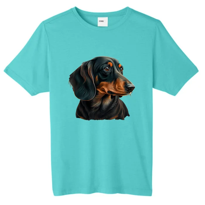 Funny Dachshund Cute Weiner Dog Gift ChromaSoft Performance T-Shirt