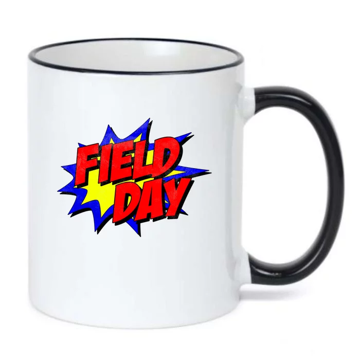 Field Day Comic Book Gift Black Color Changing Mug