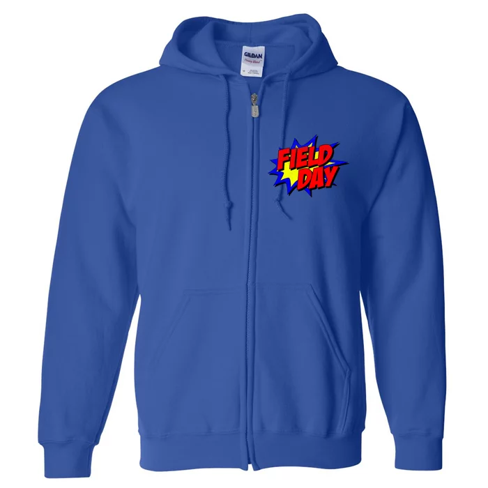 Field Day Comic Book Gift Full Zip Hoodie