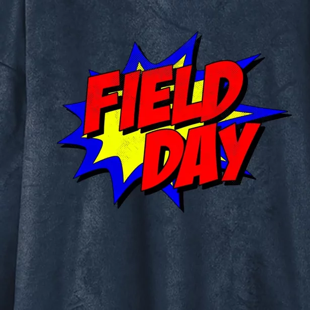 Field Day Comic Book Gift Hooded Wearable Blanket