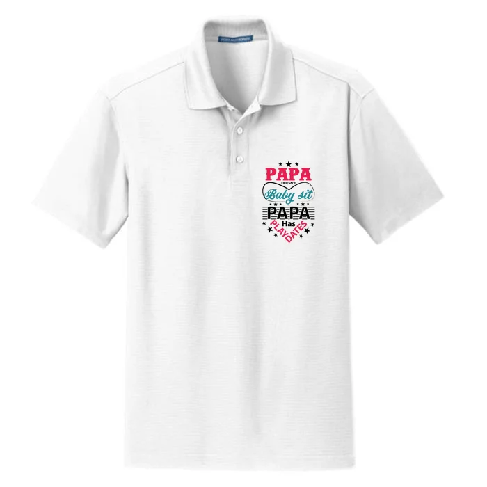 Fathers Day Cute Quote T Dry Zone Grid Performance Polo