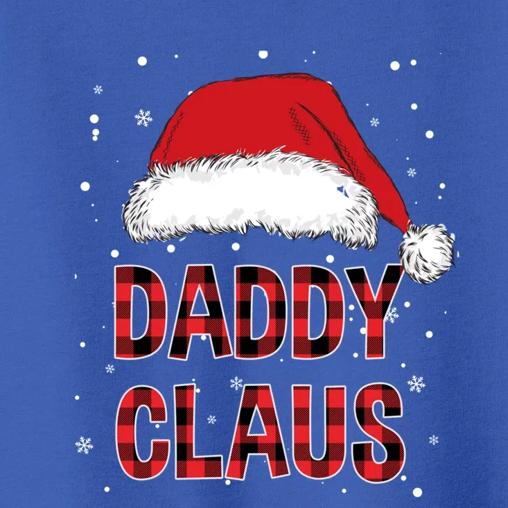 Funny Daddy Claus Red Plaid Christmas Family Pjs Matching Gift Toddler T-Shirt