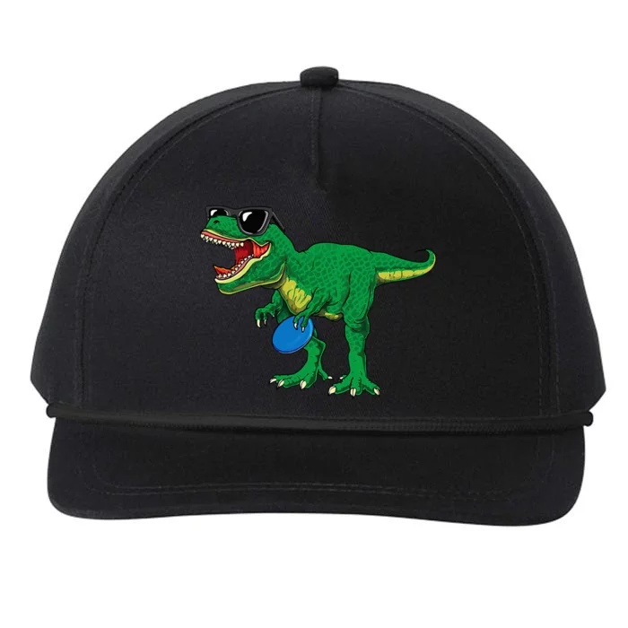 Frisbees Dino Cute T Rex Dinosaur Disc Golf Gift Snapback Five-Panel Rope Hat