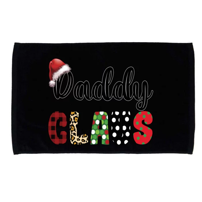 Funny Daddy Claus Santa Hat Christmas Family Matching Set Great Gift Microfiber Hand Towel