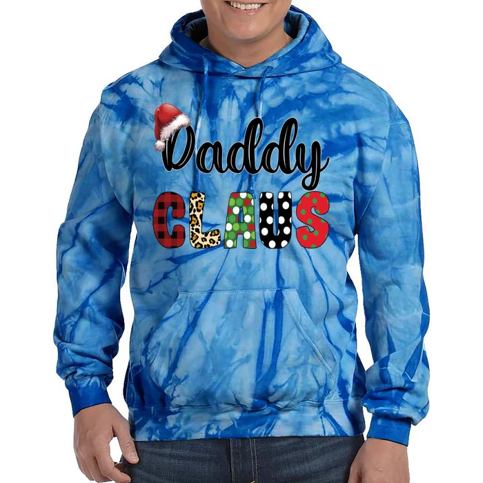 Funny Daddy Claus Santa Hat Christmas Family Matching Set Great Gift Tie Dye Hoodie