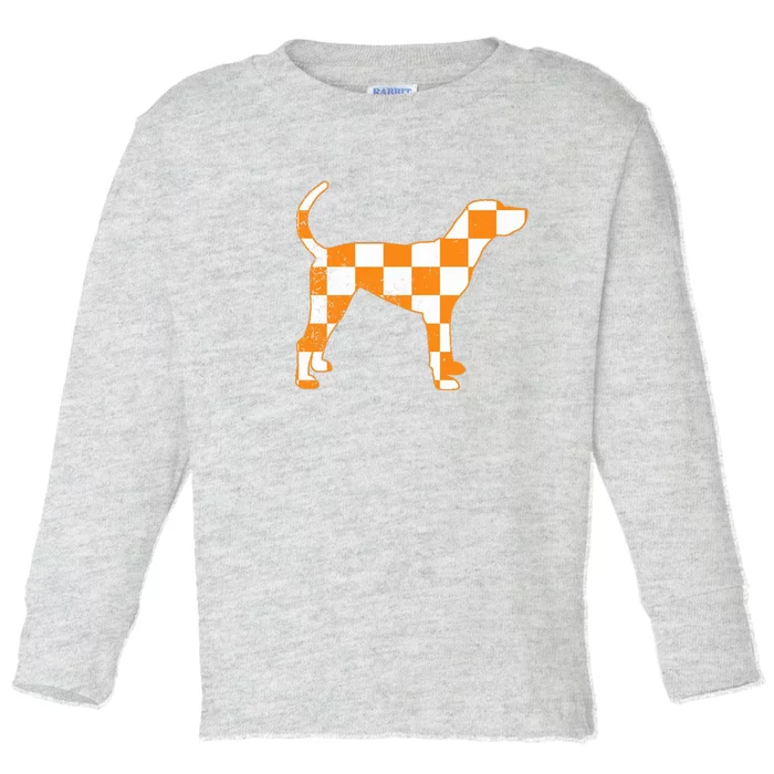 Funny Dog Crossword Tennessee Sport Gameday Winner Tennessee Football Champion Toddler Long Sleeve Shirt