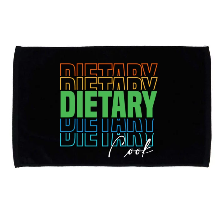 Funny Dietary Cook Cool Design Appreciation Week Healthcare Gift Microfiber Hand Towel