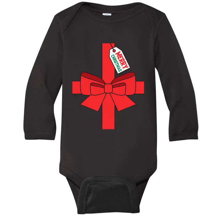 Funny Diy Christmas Present Costume Baby Long Sleeve Bodysuit